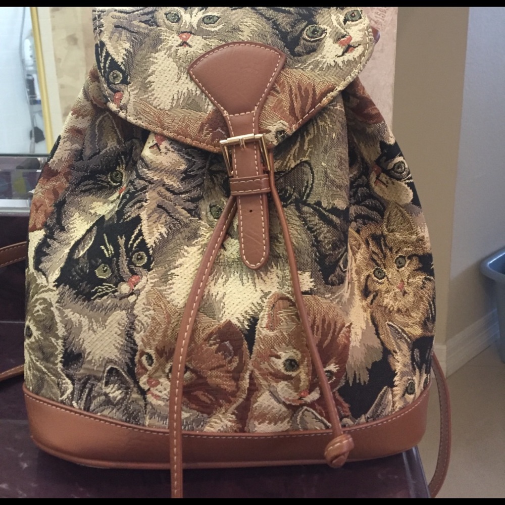 Vintage Cat Bagpack