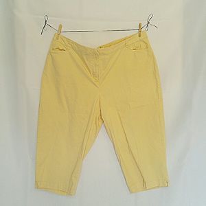 Cotton Chino Capri Pants