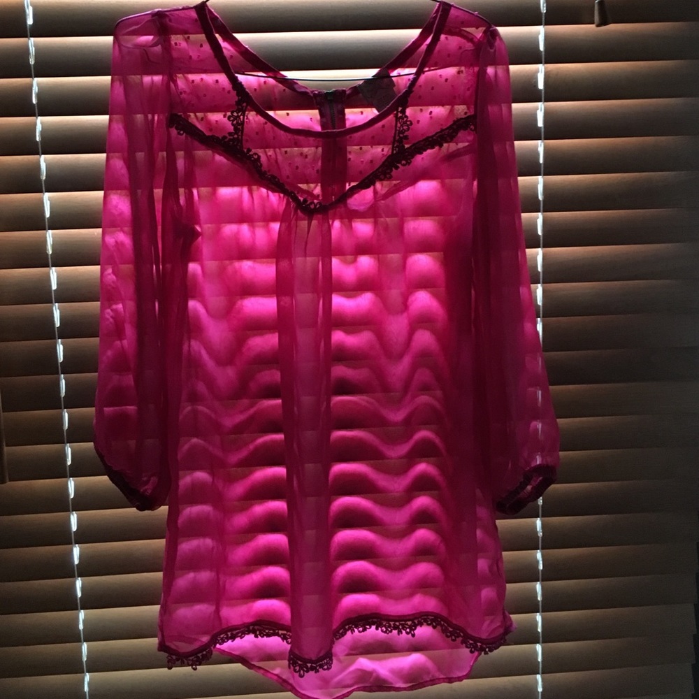 Dark Pink Blouse