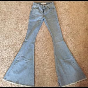 Free people super bell bottoms