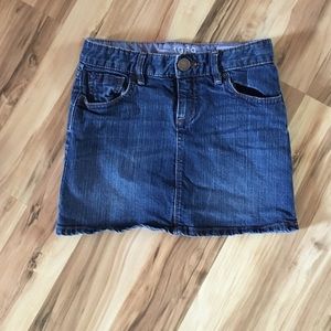 Girls denim Gap Kids skirt size 7