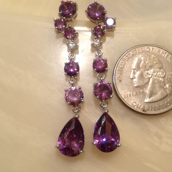 Jewelry - Sale*** Beautiful Sterling and Amethyst Earrings