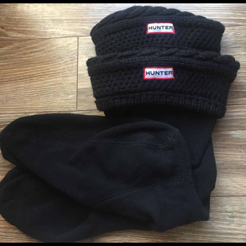 Hunter Cable Boot Socks SZ M