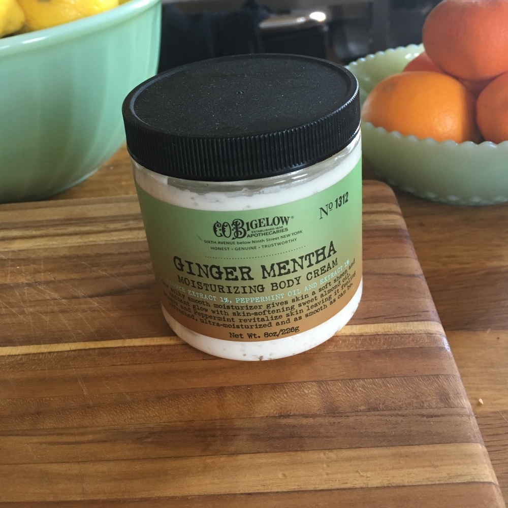 C.O. Bigelow ginger mentha body cream 8 oz