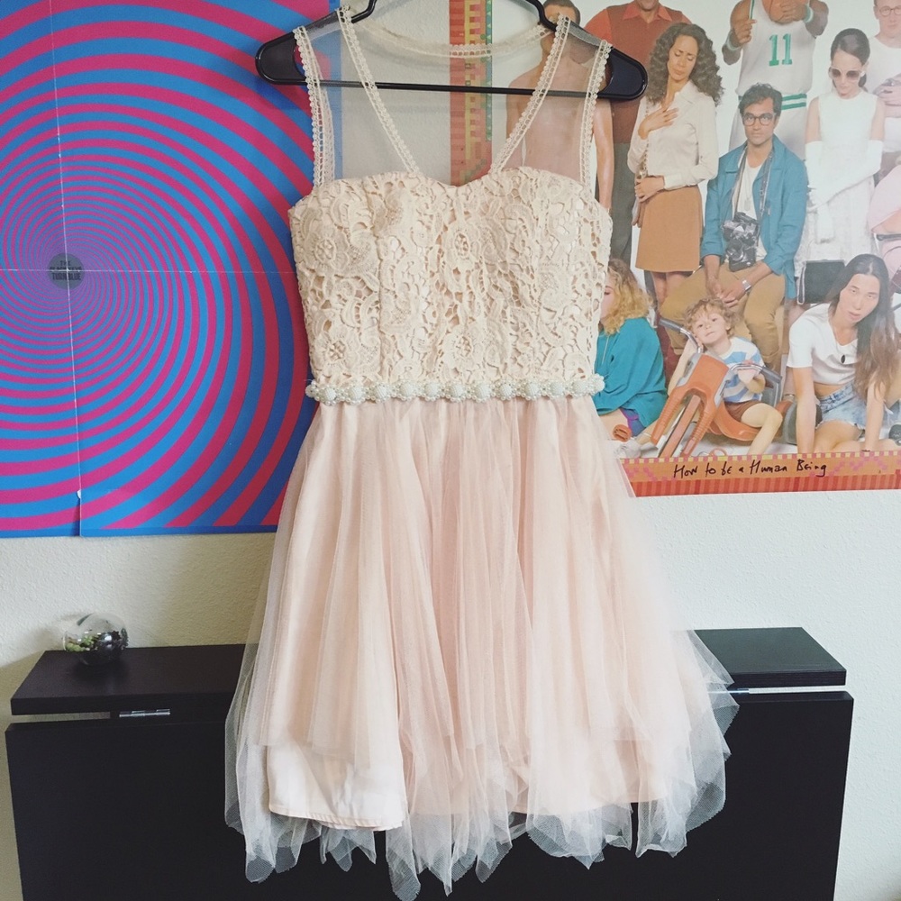 Peach Colored Ballet Inspired Dress