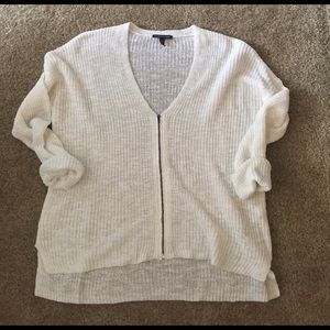 Beautiful Eileen Fisher zip up cardigan