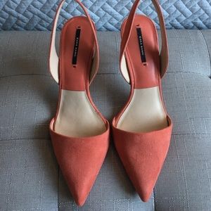 Salmon Zara pumps