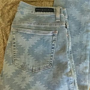Rock and Republic Aztec Skinny Jeans
