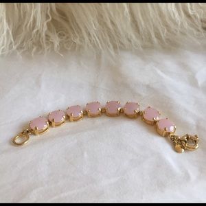 J.Crew pink stone bracelet
