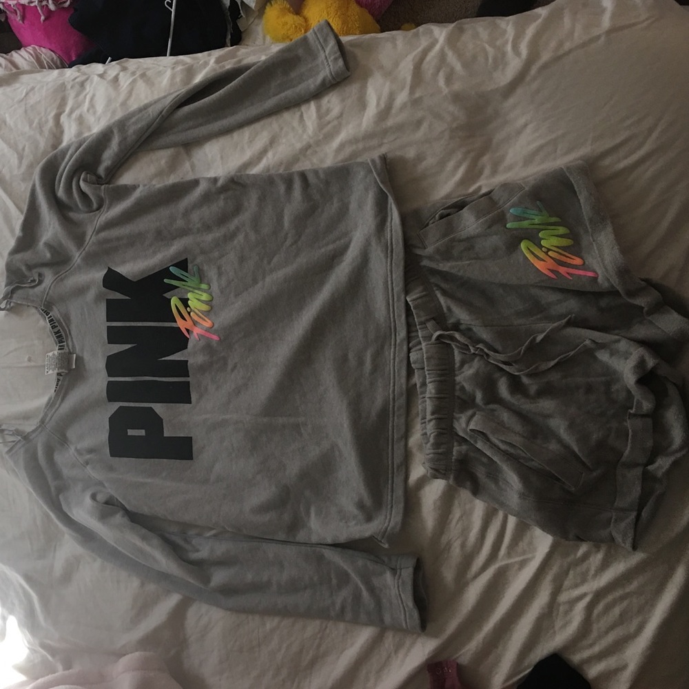 Victoria secret pink short set