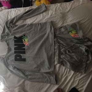 Victoria secret pink short set