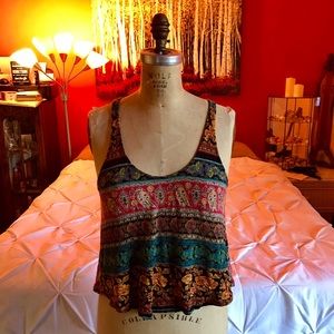 Funky Bohemian Open Back Tank
