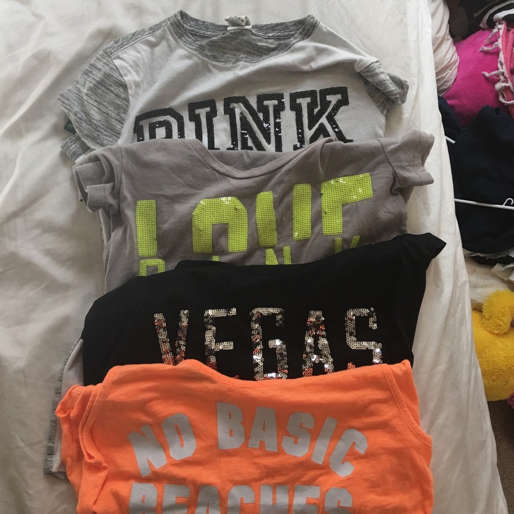 Victoria secret pink T-shirts