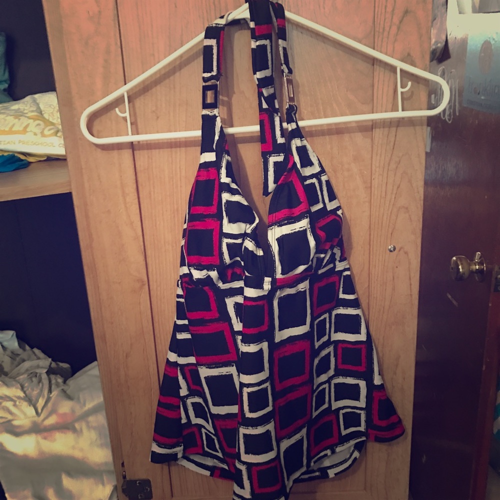 Halter tankini top