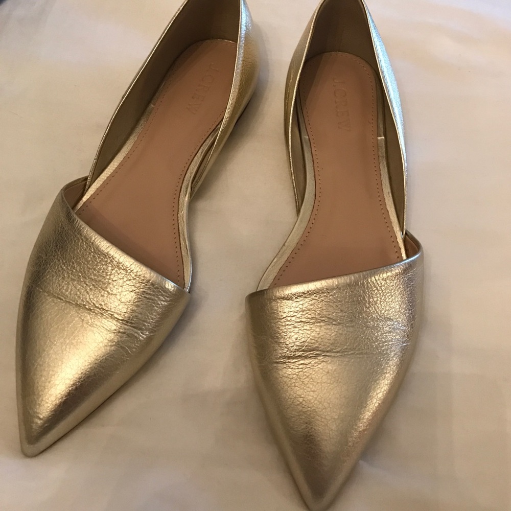 J Crew Sloan good dorsay flats. Size 6.5