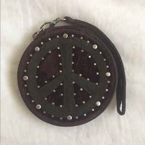 Lucky Brand Crushed Velvet Wristlet