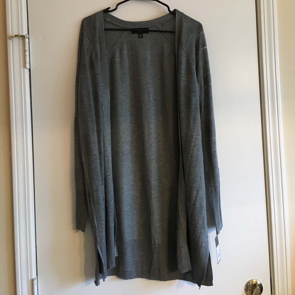 Mossimo- Target Long Gray Cardigan Size XLarge NWT