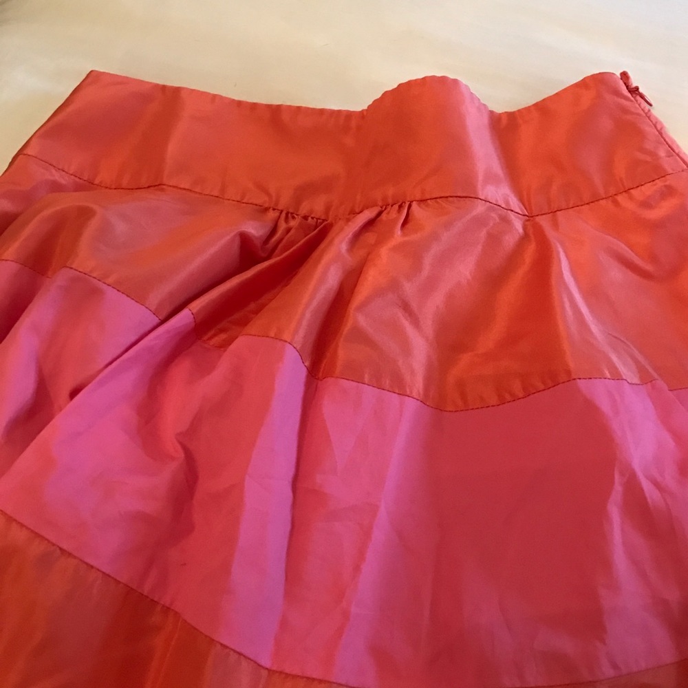 J Crew silk and cotton Aline skirt. Size 8