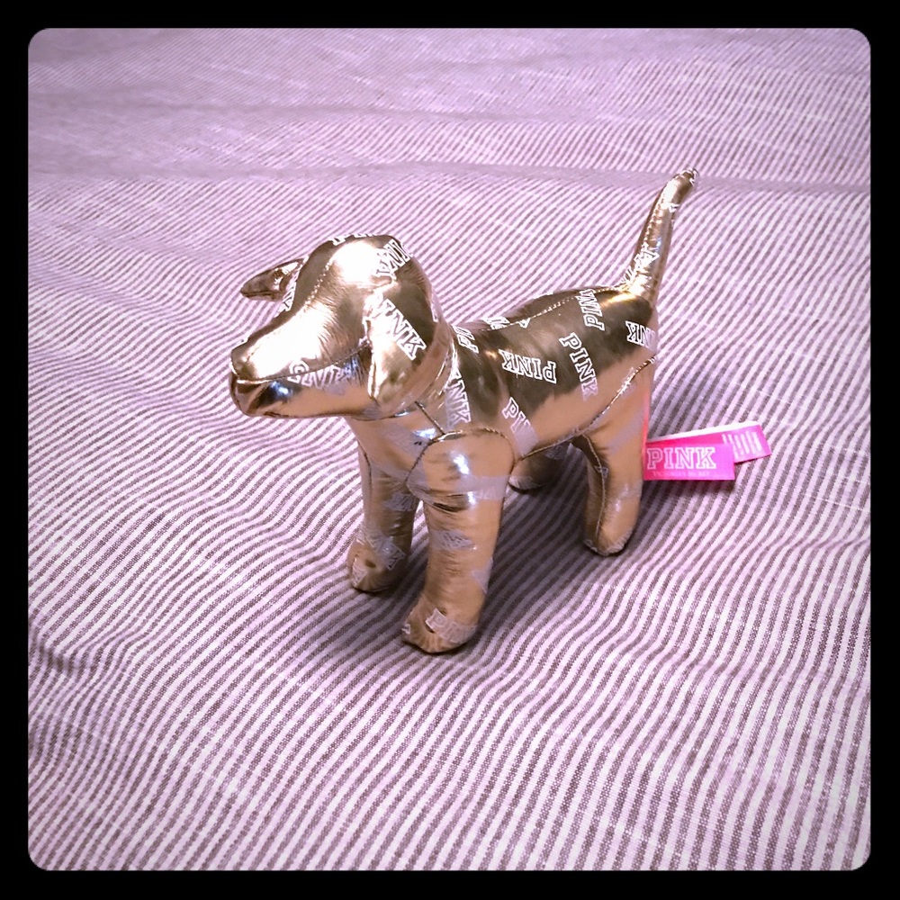 Gold PINK dog