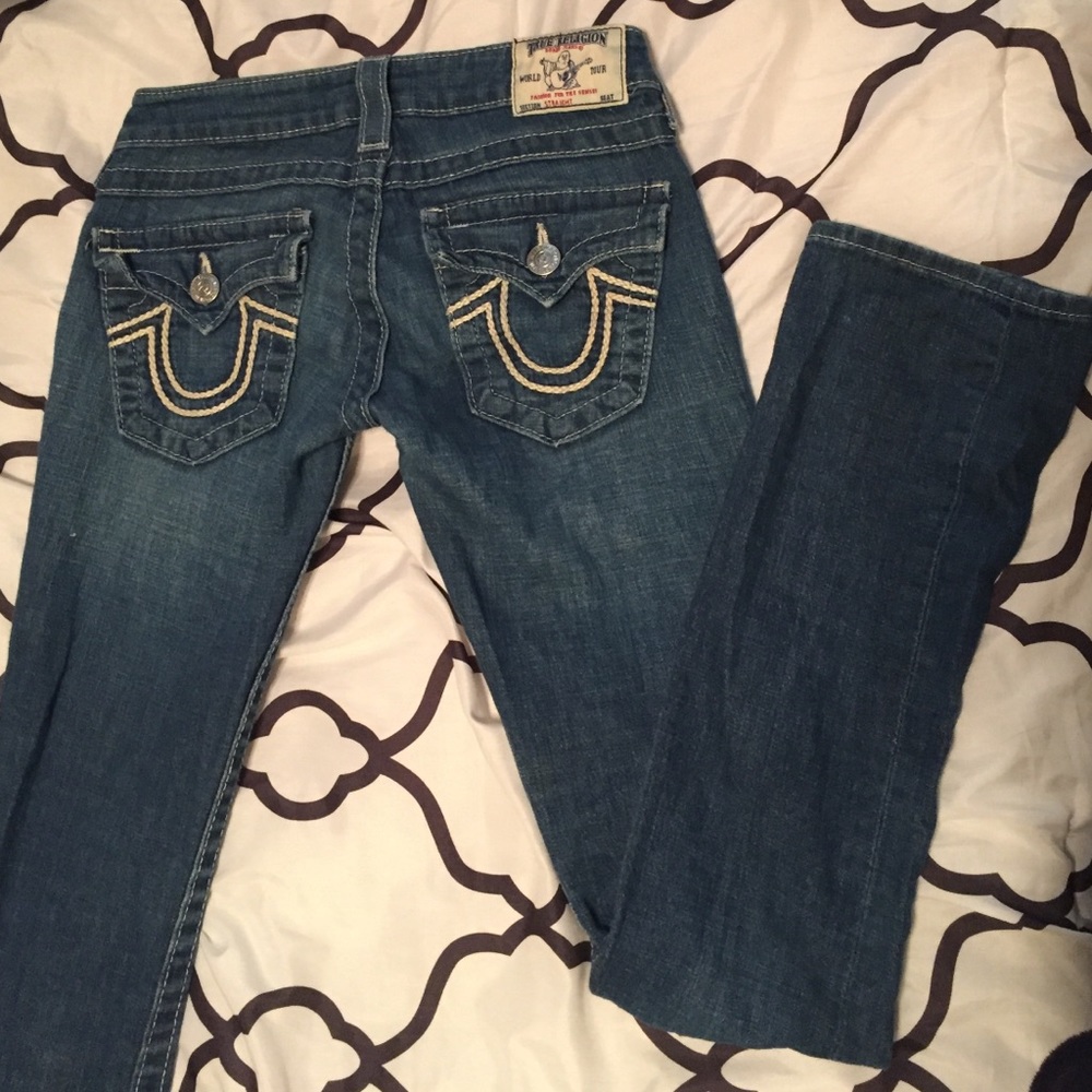 True Religion straight leg jeans