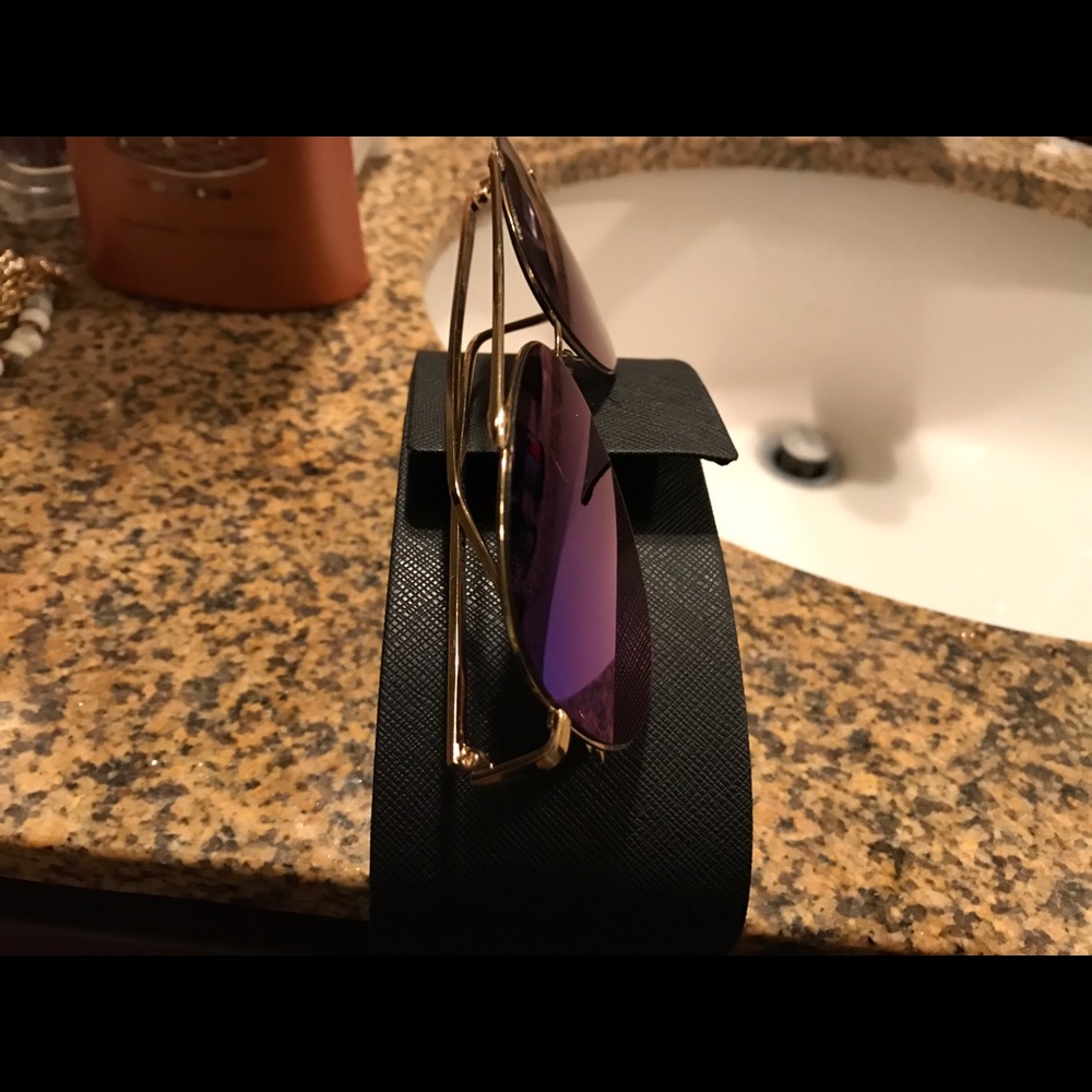 Prada Gold Aviators. - Picture 2 of 4