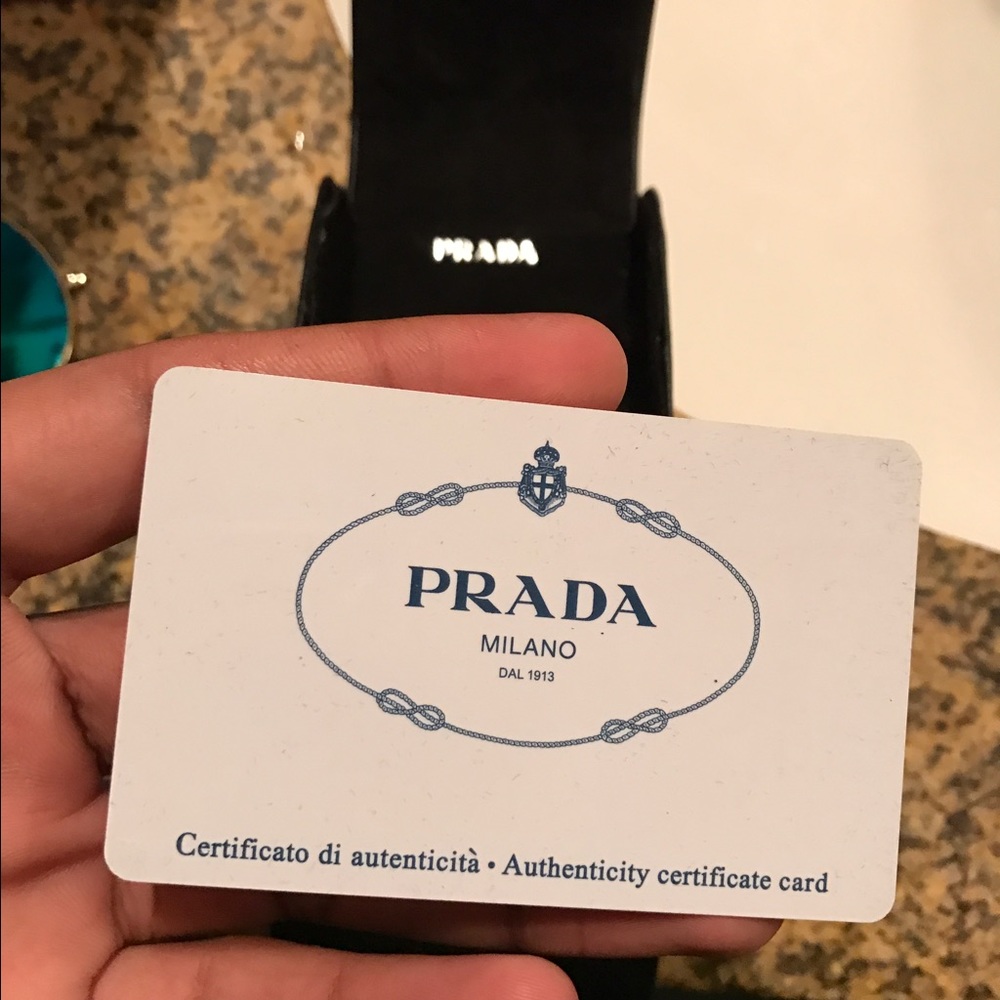 Prada Gold Aviators. - Picture 3 of 4