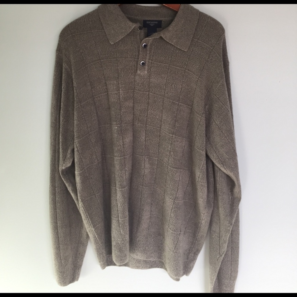 Dockers long sleeve polo