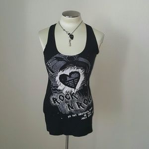 NWOT Rocker I love Rock & Roll tank