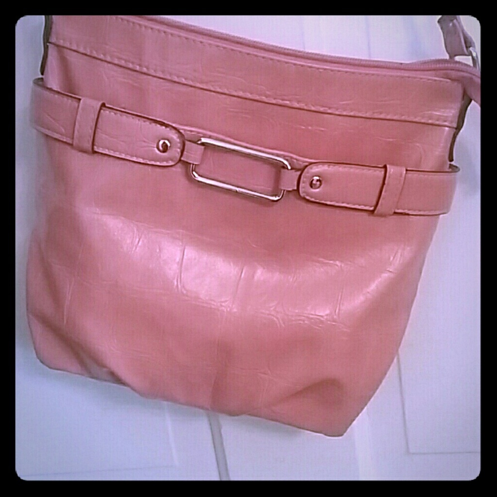 Coral single strap purse
