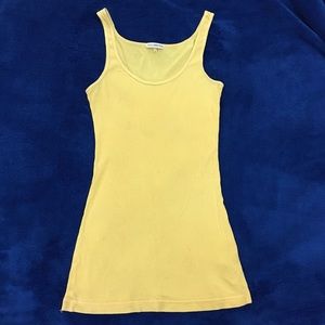 James Perse Yellow Tank Top