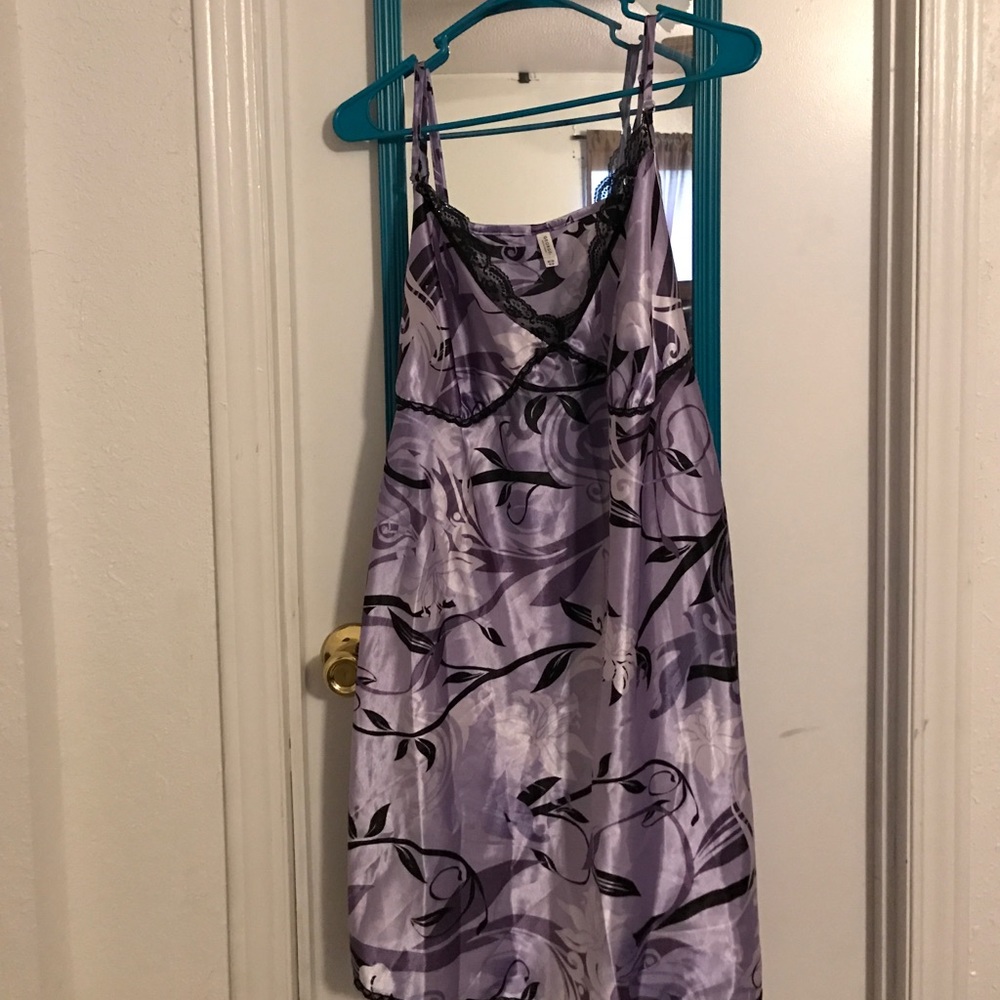 Purple night gown