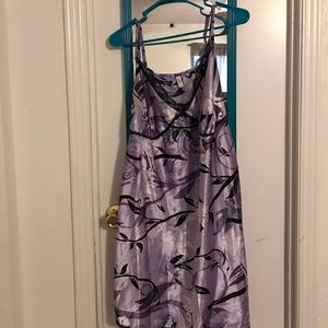 Purple night gown