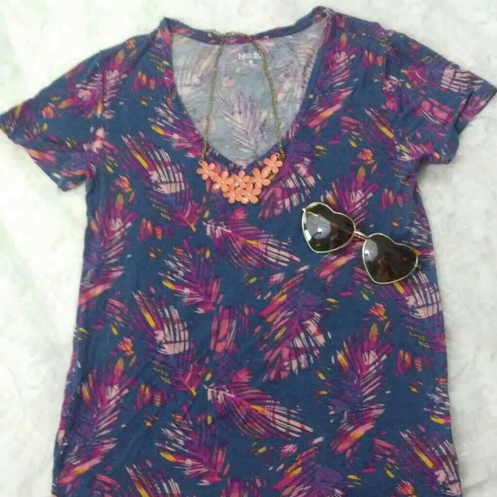 Fleather print Mudd shirt