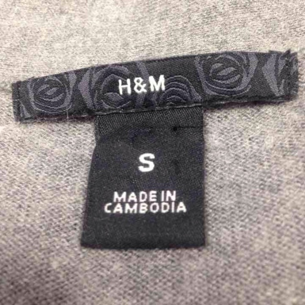 H&M Grey super soft Tie front Cardigan S - Picture 3 of 4