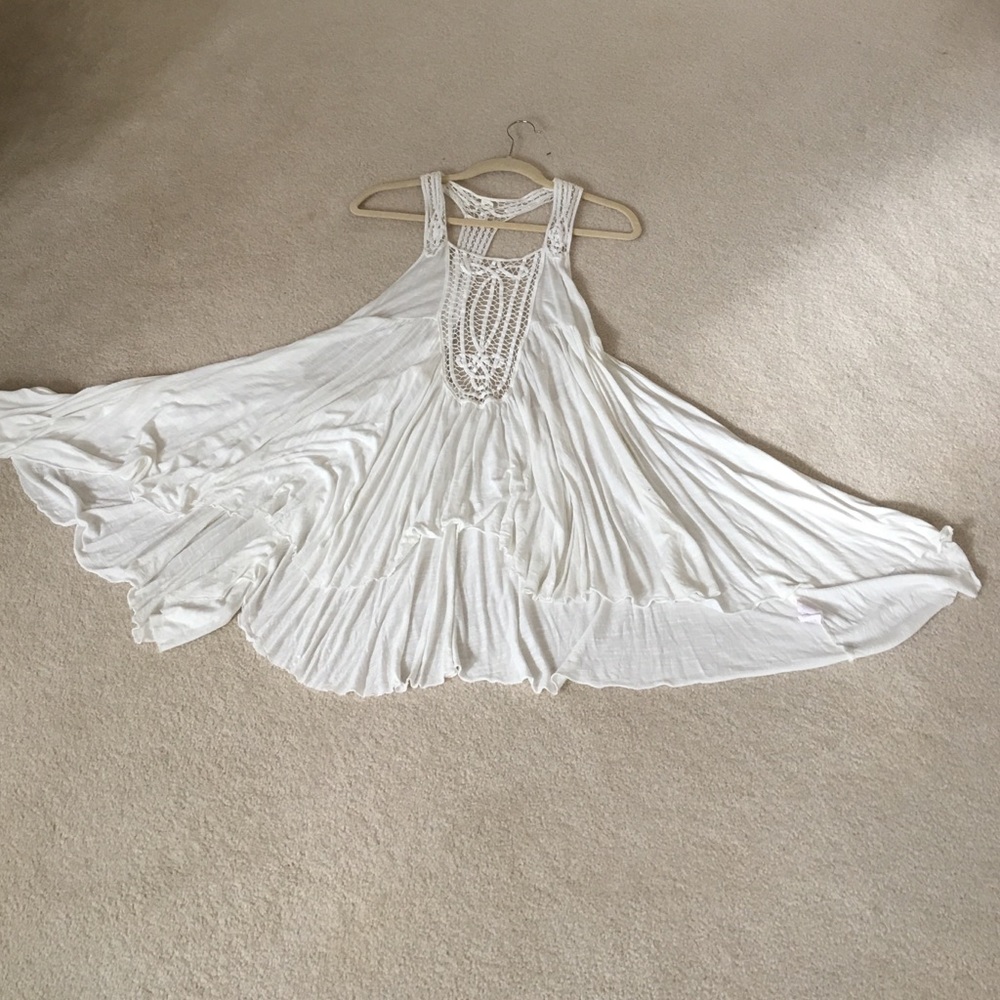 Free People white tunic