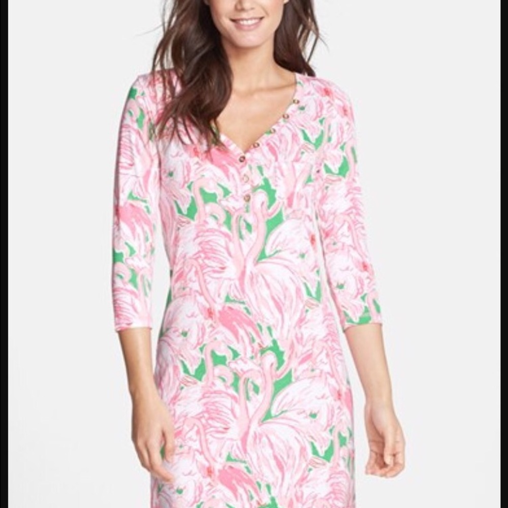 Lily Pulitzer flamingo dress!