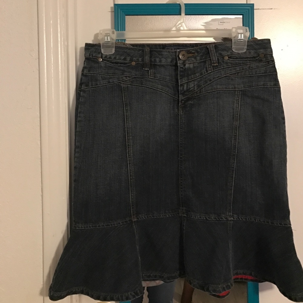 Denim skirt