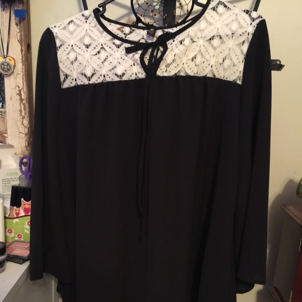 Gorgeous Wednesday Adams Goth Blouse