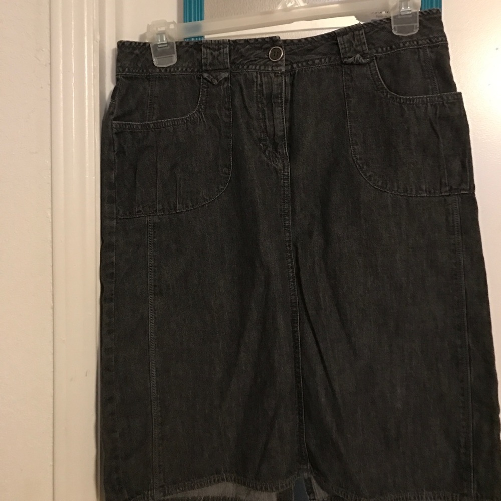 Black denim skirt🚫DONATED 🚫