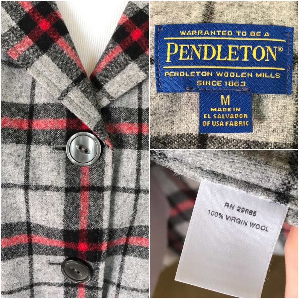Authentic Wool Pendleton Coat - Picture 3 of 4