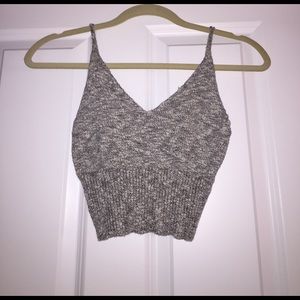 Knit crop top