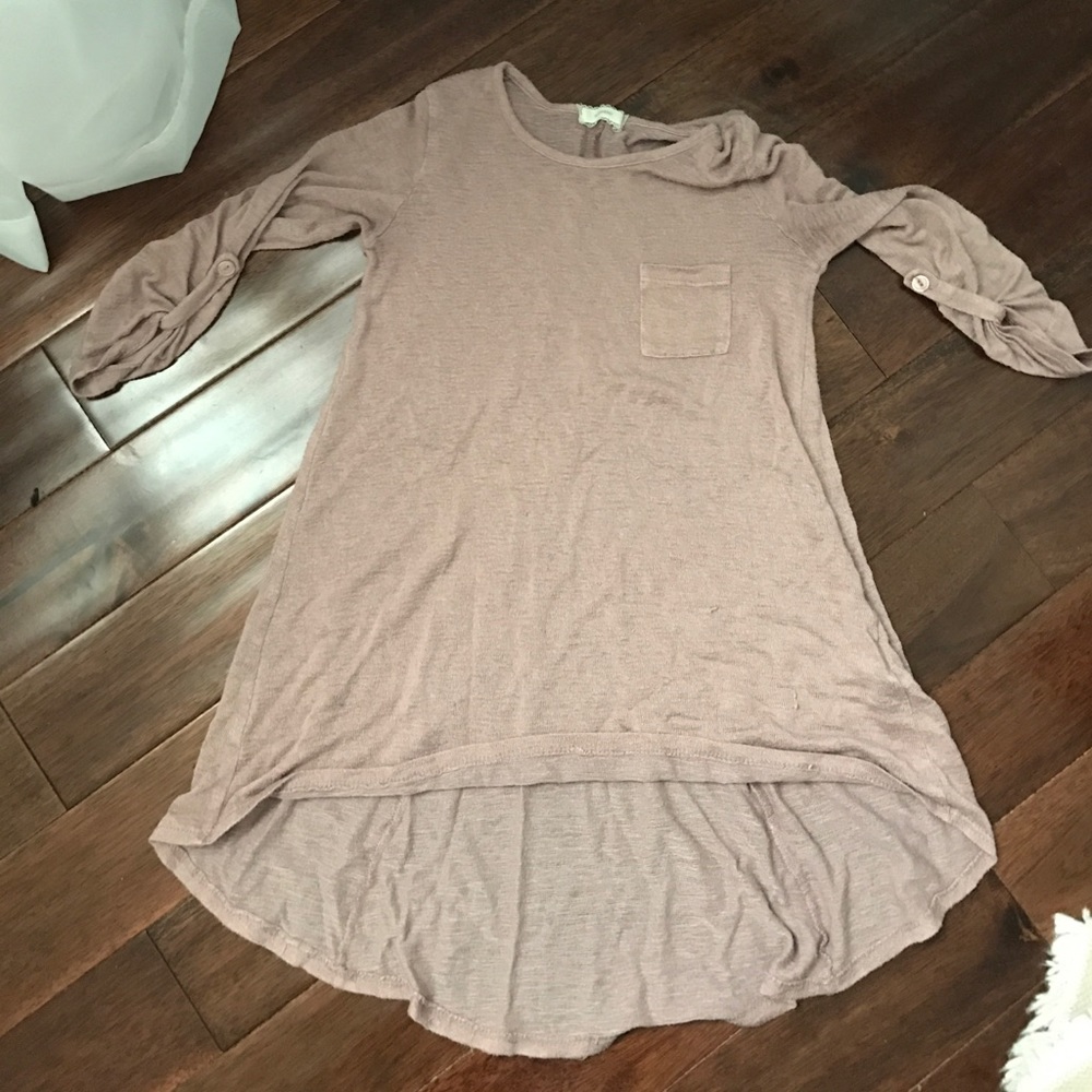 girls high low shirt