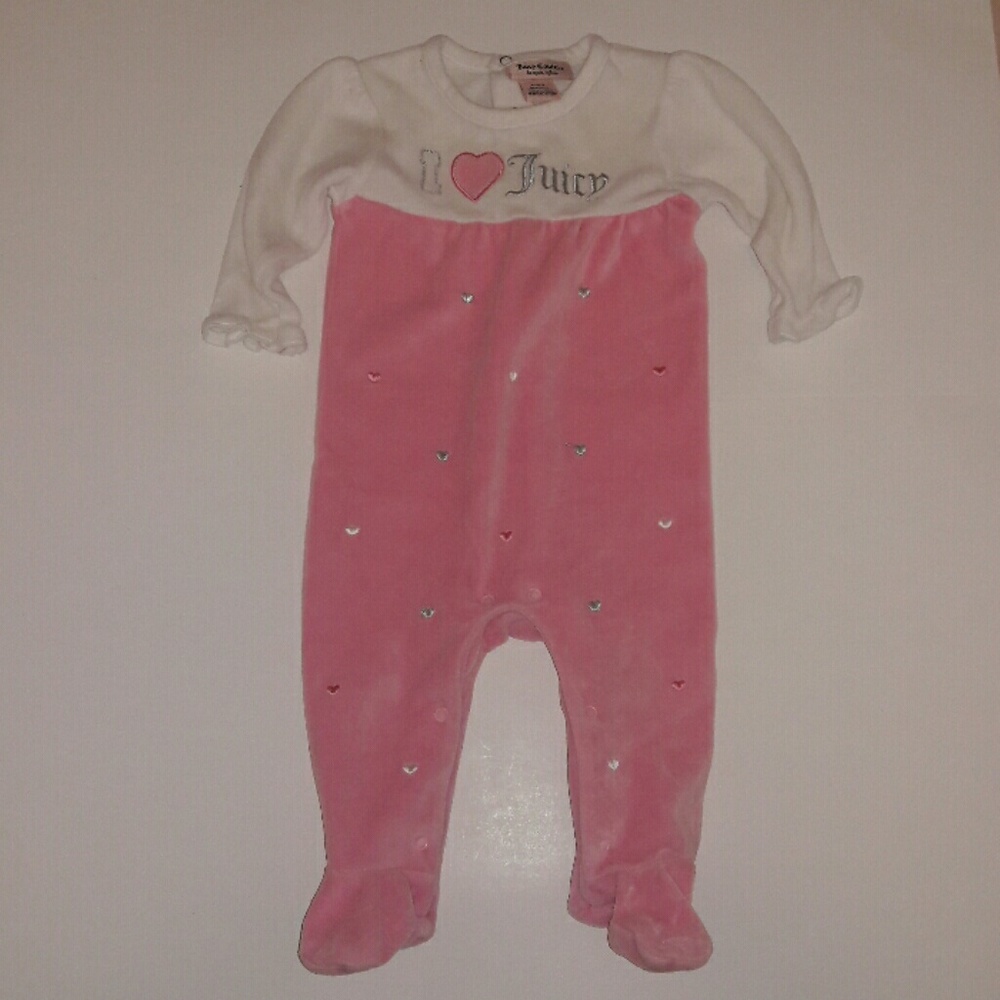 Juicy velour onesy outfit