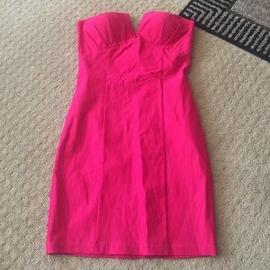 Body central strapless dress