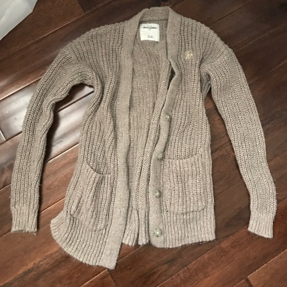 abercrombie girls cardigan