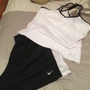 XL Adidas top and shorts