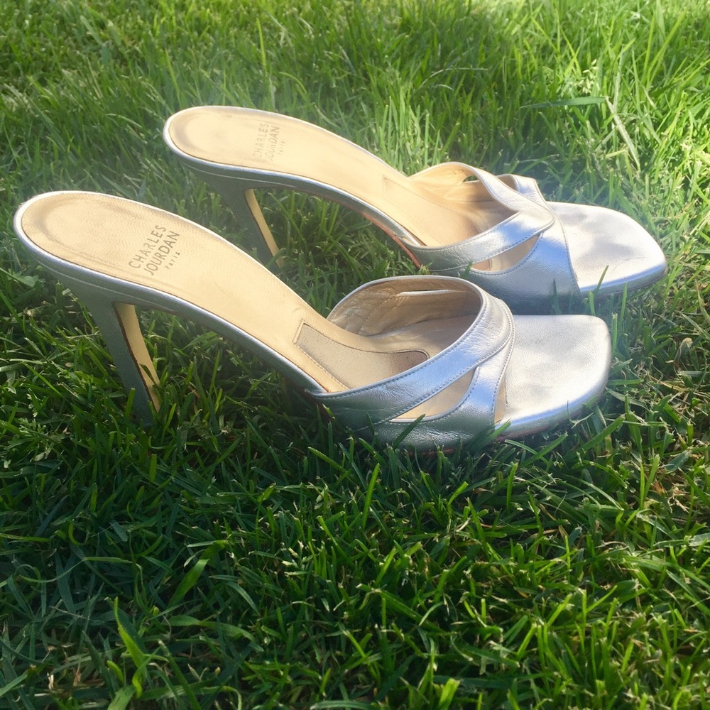 3 for $20: Vintage Charles Jourdan Silver Heels
