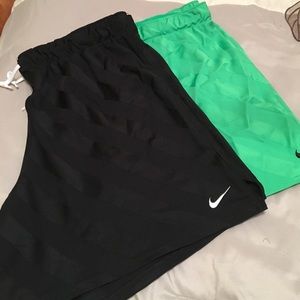 2 pair of Nike shorts size Large
