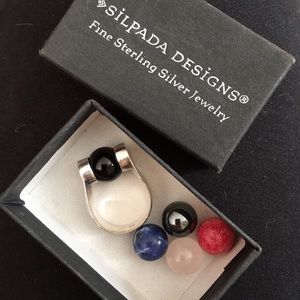 Silpada Designs changeable ring size 7