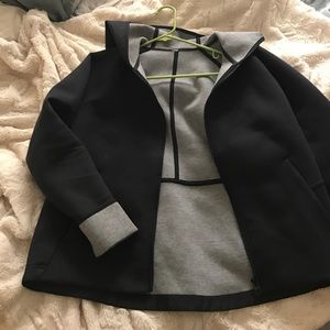 Lululemon women's spacer jacket with hoodie.